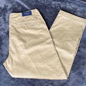 Mens Polo RALPH LAUREN Splatter print chino pants size 38W 32L